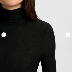 Veronica Beard Wyeth Ribbed Turtleneck Top